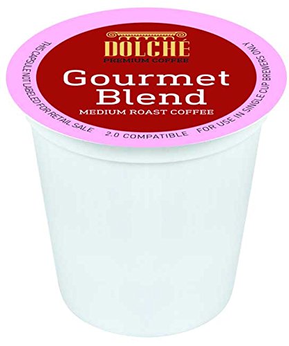 Dolche Premium Coffee – 2.0 Compatible Single Serve Cups (2 Flavor Variety, 100)