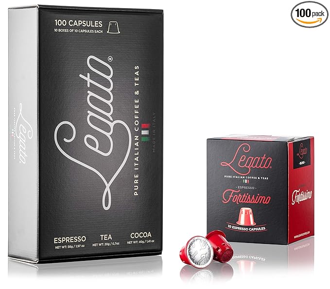 Legato Espresso Capsules (Fortissimo, 100)