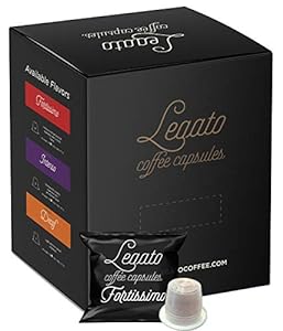 Legato Espresso Single Serve Capsules (Fortissimo, 100)