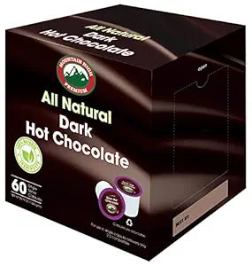 Mountain High All Natural Hot Chocolate - 2.0 Compatible Single Serve Cups (Dark Chocolate, 60)