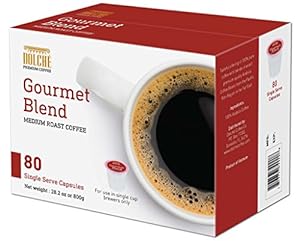 Dolche Premium Coffee – 2.0 Compatible Single Serve Cups (Gourmet, 80)
