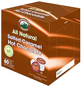Mountain High All Natural Hot Chocolate - 2.0 Compatible Single Serve Cups (Salted Caramel, 60)